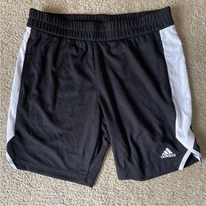 Adidas Black and White Athletic Shorts men’s golf Large